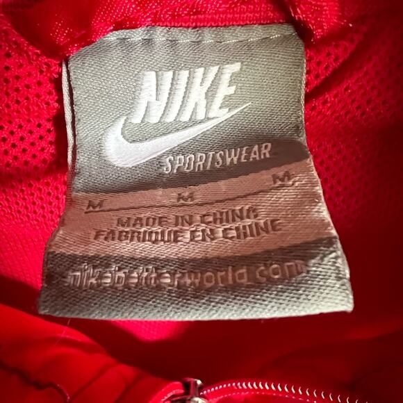 Nike Relay Track Jacket - satin bomber style 502897 Grey tag Sportswear MED - Picture 4 of 8